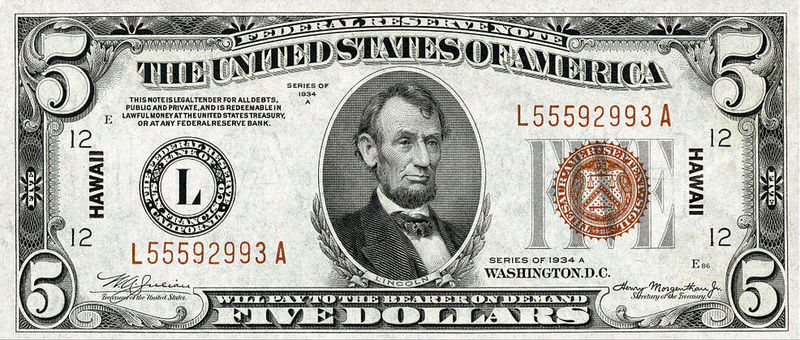 Illustration for article titled The US Issued Special Banknotes in Case Japan Invaded Hawaii